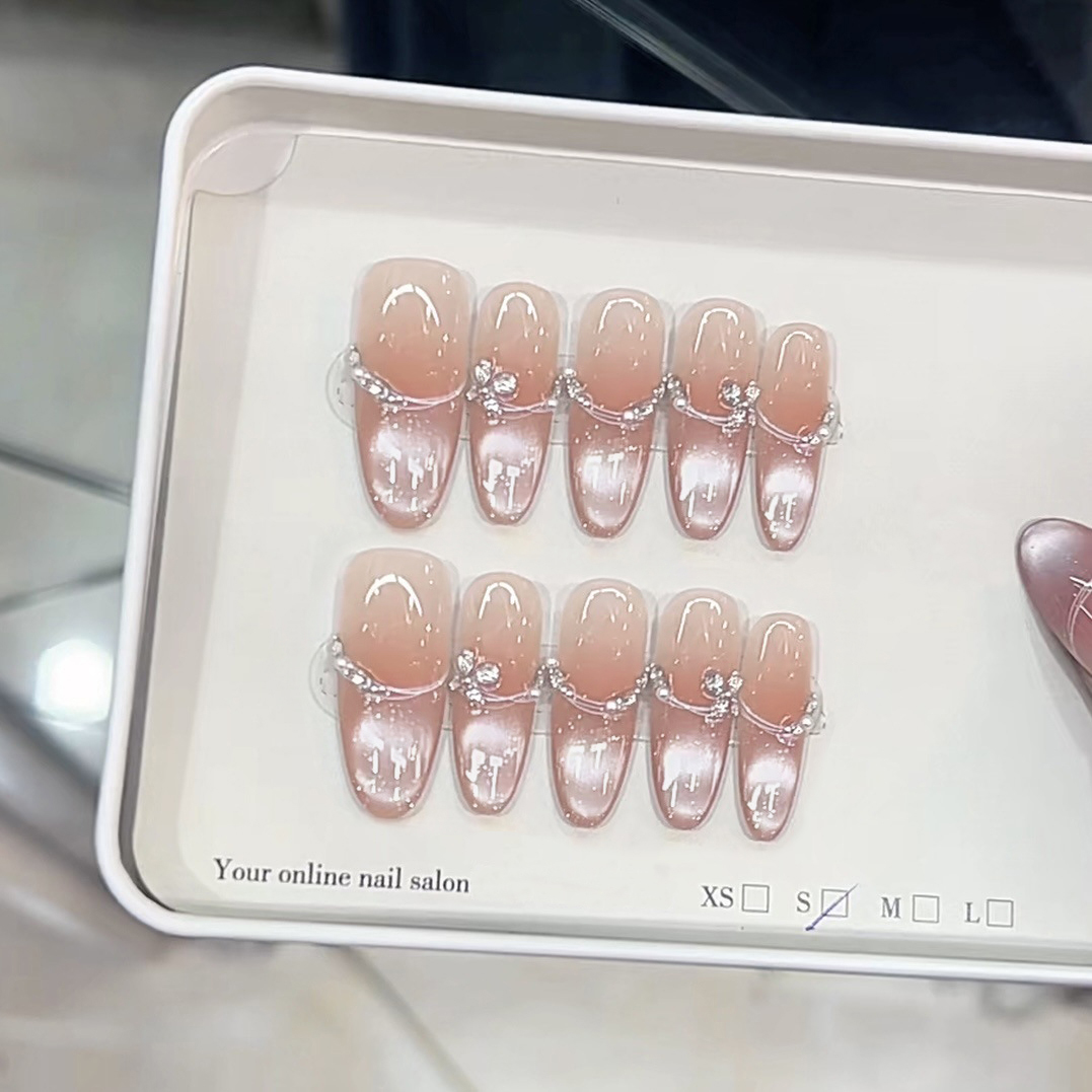 Nail Art Xs - 10 pz/borsa Lungo Ovale Fatto A