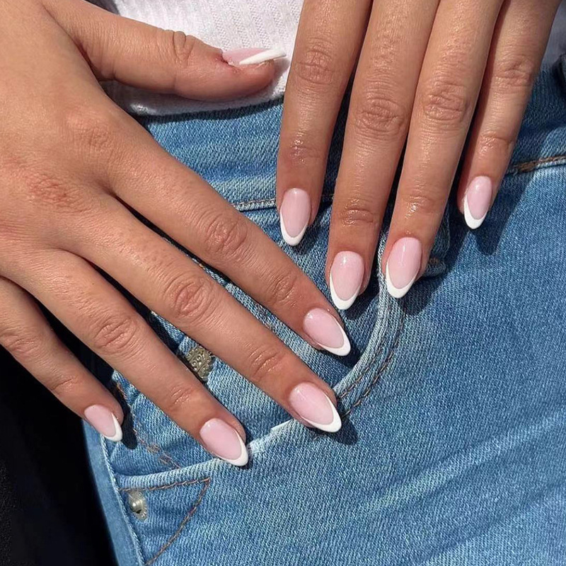 Nail Art Simple - 24 Pezzi di Unghie Finte Indossabili,