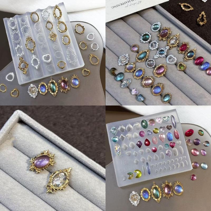 Nail Art Zone - Stampo in Silicone Trasparente per Unghie