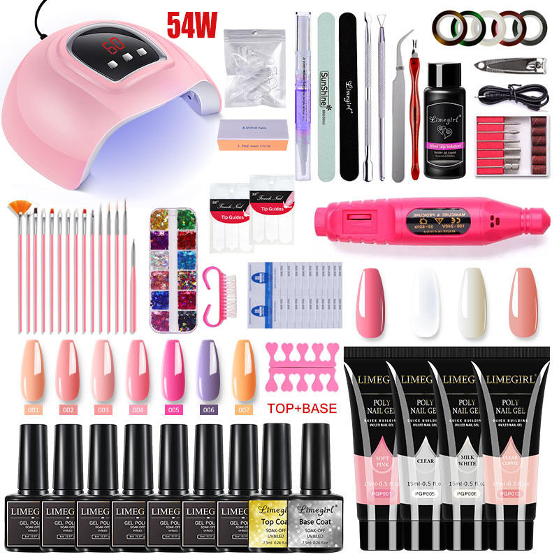 Gel Top Coat - Kit di estensione per unghie Smalto