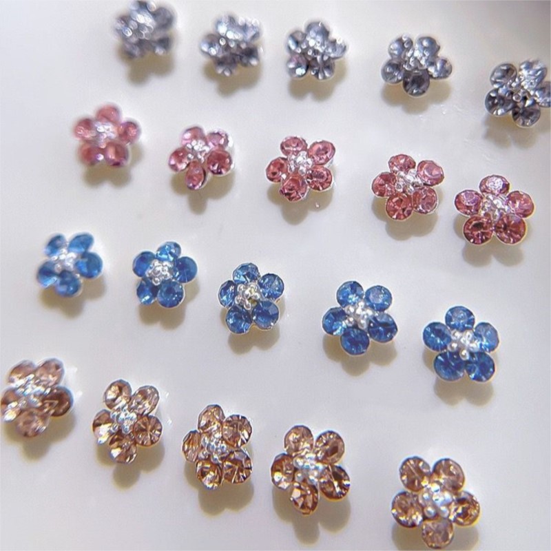 Nail Art Zone - 20 Pezzi Mini Fiori di Prugna