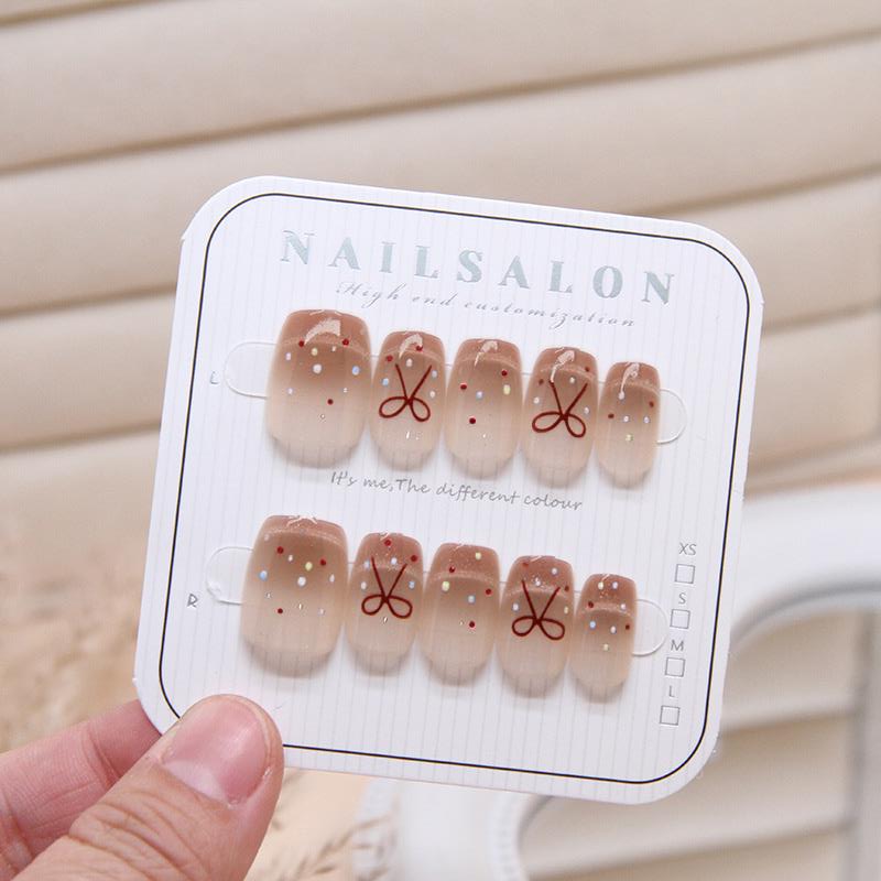Nail Art Simple - 10 pz/set Blush Rosa Sfumato Fatto