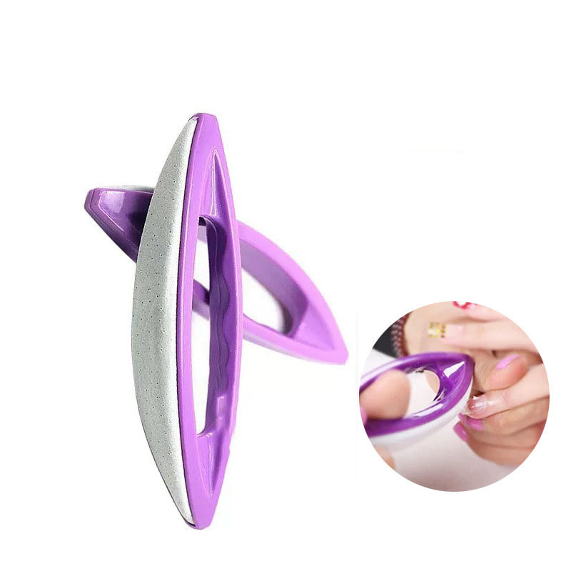 Nail Art Rame - Spazzola per unghie in pelle di