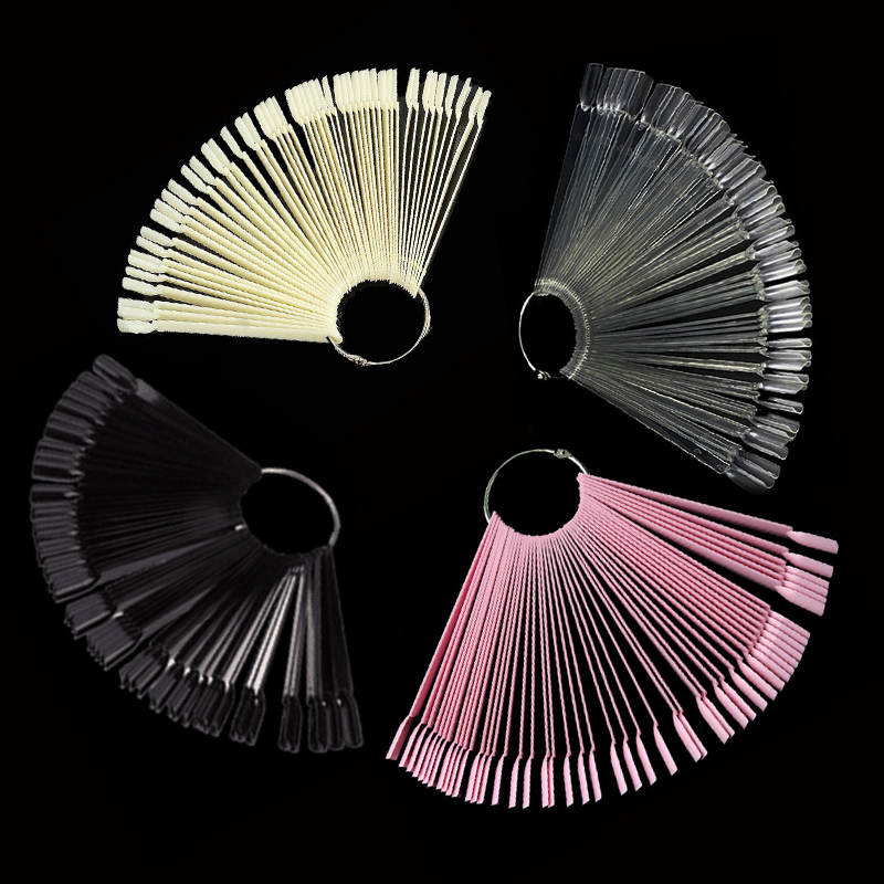 Nail Art Rame - 4 colori 50 pezzi punte per