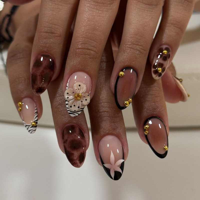 24 Pezzi Unghie Finte Francesi - Nail Art Zebra recensione e prezzo