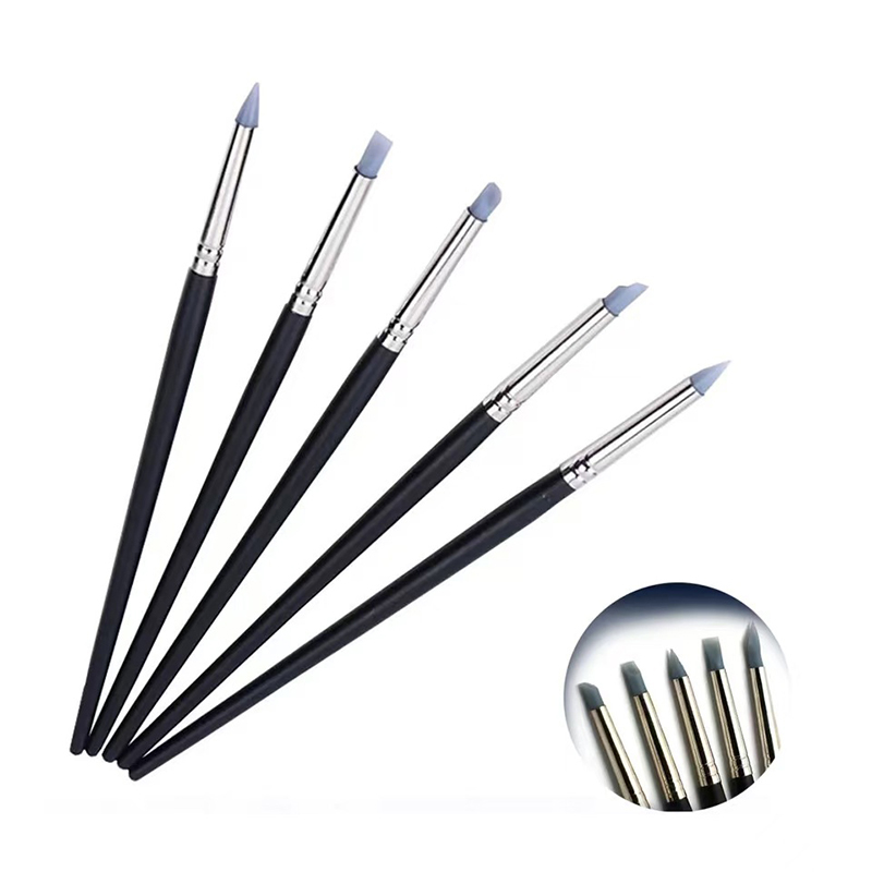 5 Pezzi di Pennelli in Silicon - Nail Art Simple recensione e prezzo