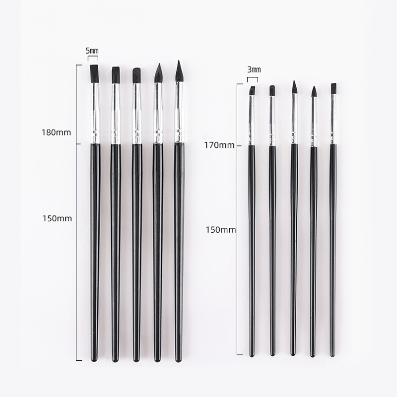5 Pezzi di Pennelli in Silicon - Nail Art Simple recensione e prezzo