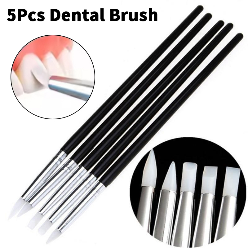 5 Pezzi di Pennelli in Silicon - Nail Art Simple recensione e prezzo