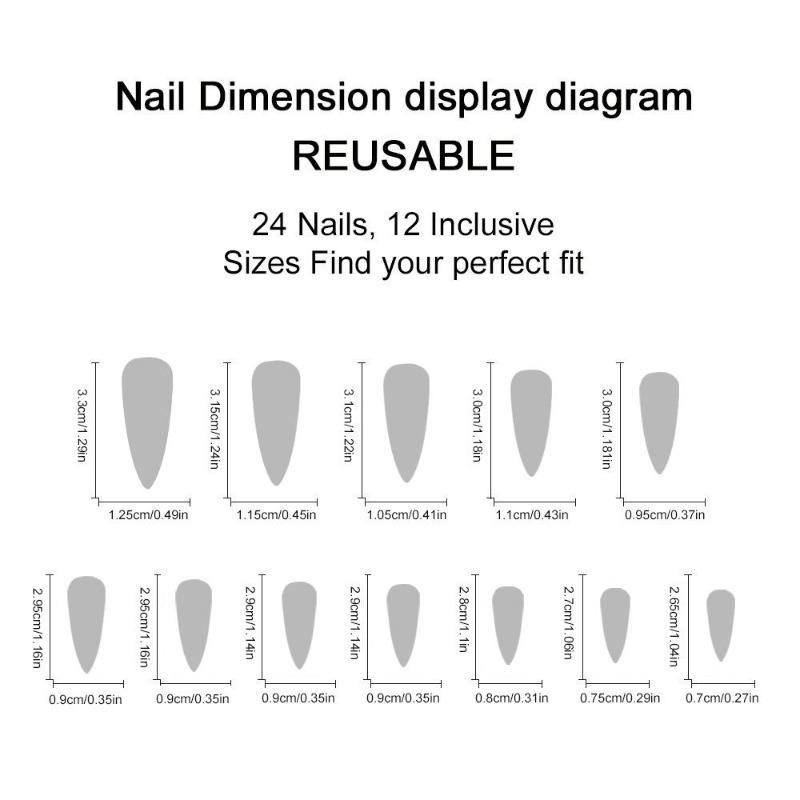 24 Pezzi Unghie Finte Lunghe S - Nail Art Zebra recensione e prezzo