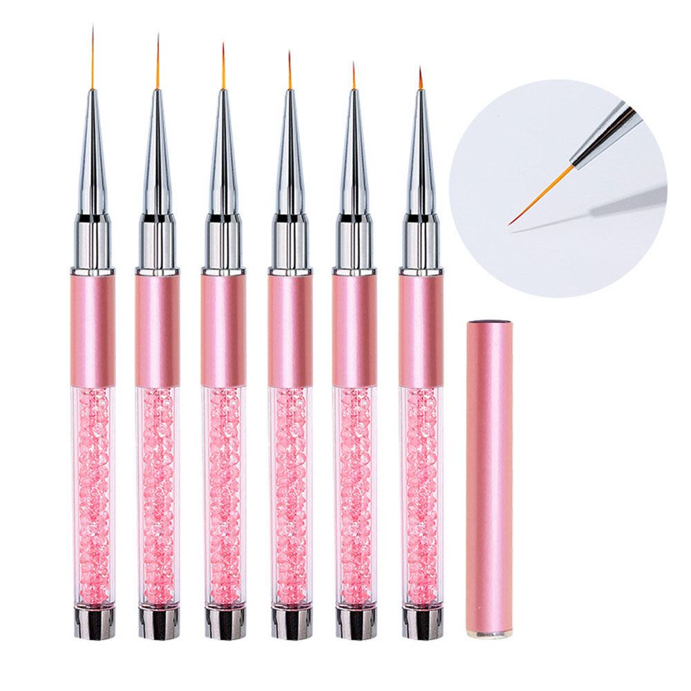 Set di 6 Pennelli Acrilici per - Nail Art Rame recensione e prezzo