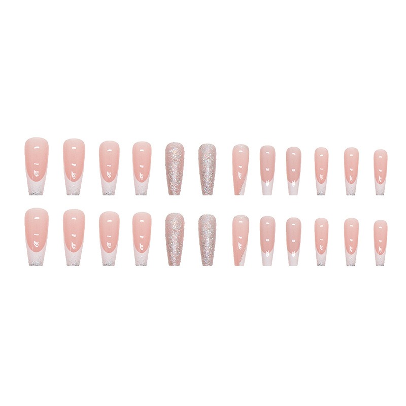 24 Pz/set Lungo Balletto Unghi - Nail Art Simple recensione e prezzo