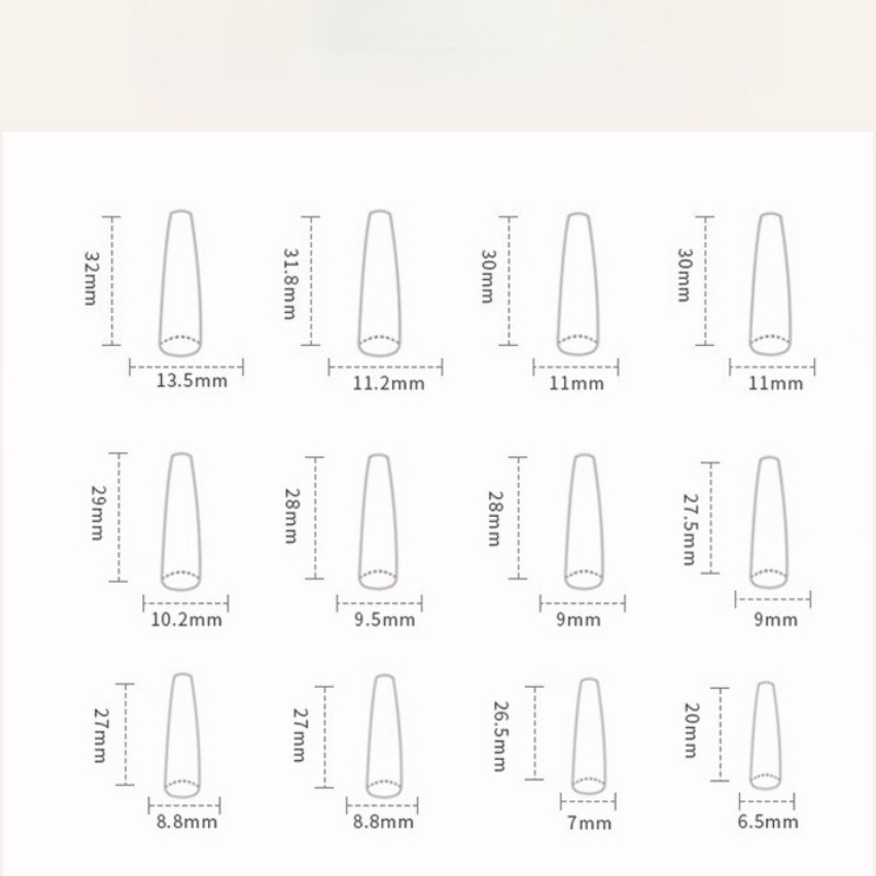 24 Pz/set Lungo Balletto Unghi - Nail Art Simple recensione e prezzo