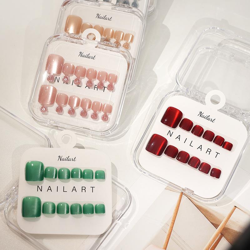 10 Pezzi/Scatola Unghie Finte  - Nail Art Full Cat Eye recensione e prezzo