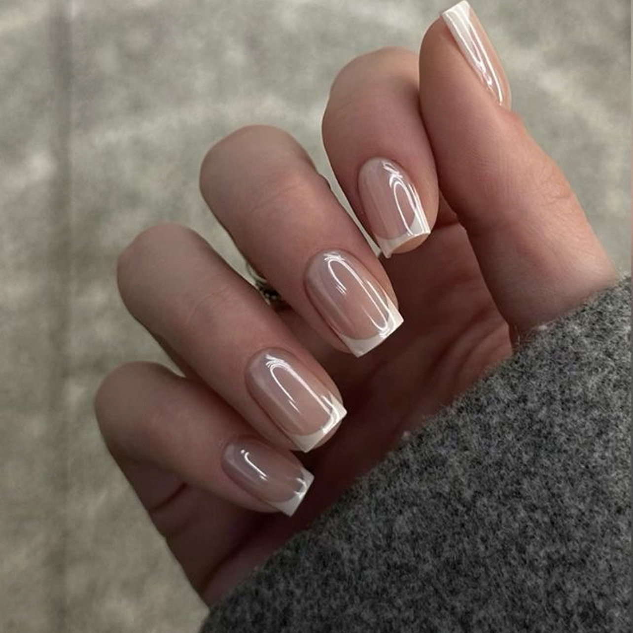 24 pz. Unghie Finte Quadrate C - Nail Art Simple recensione e prezzo