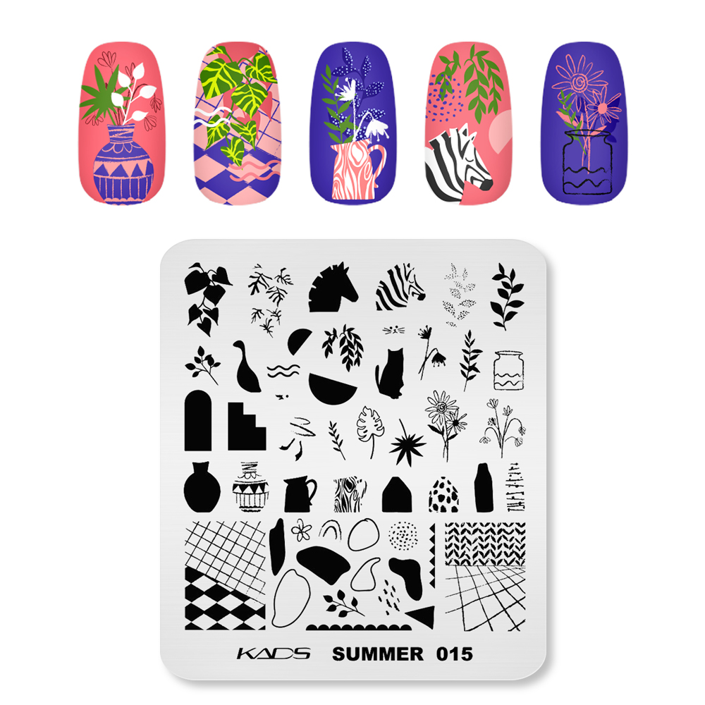 KADS Summer 015 piatti per Nai - Nail Art Zebra recensione e prezzo