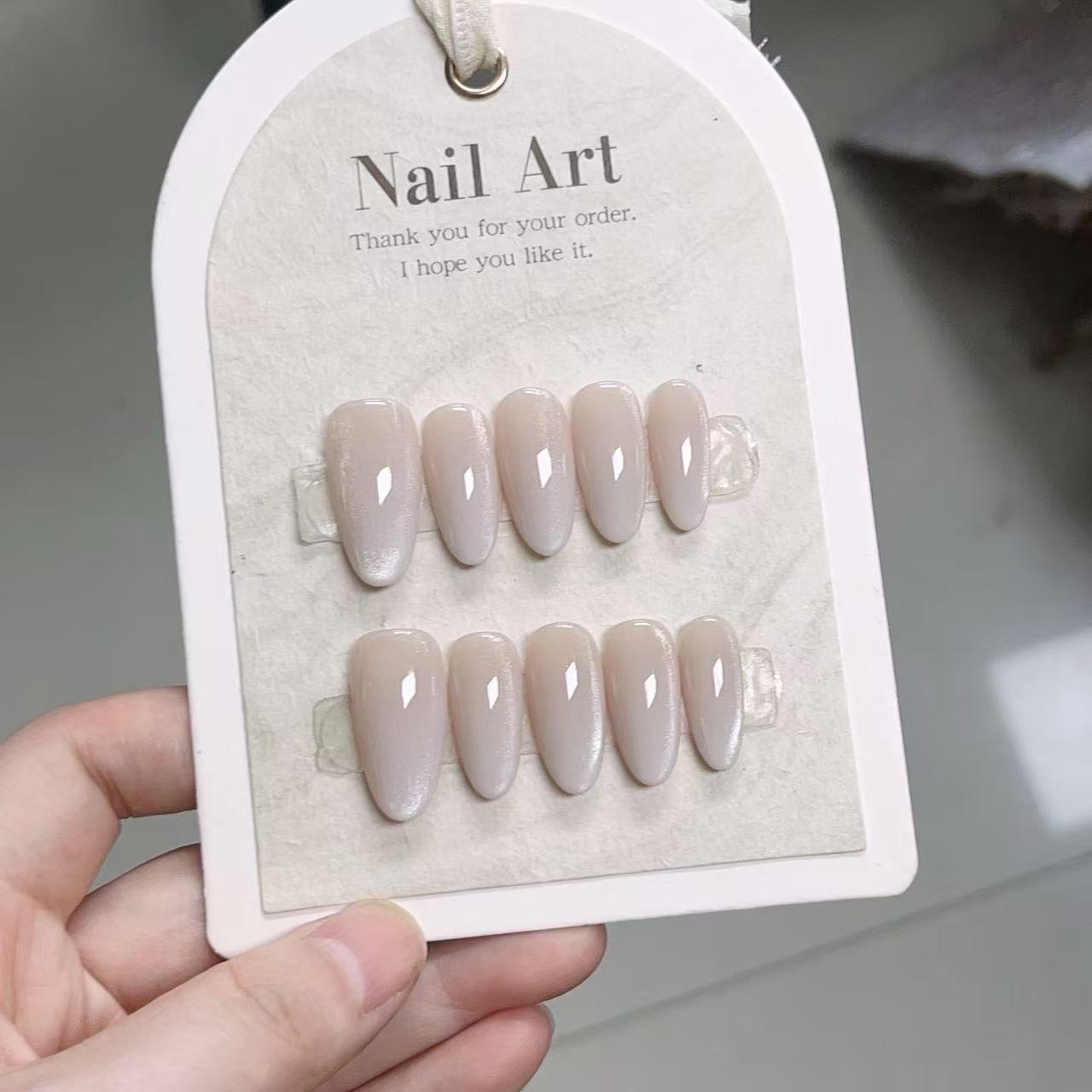 10 pz. Unghie Finte Press-On M - Nail Art Full Cat Eye recensione e prezzo