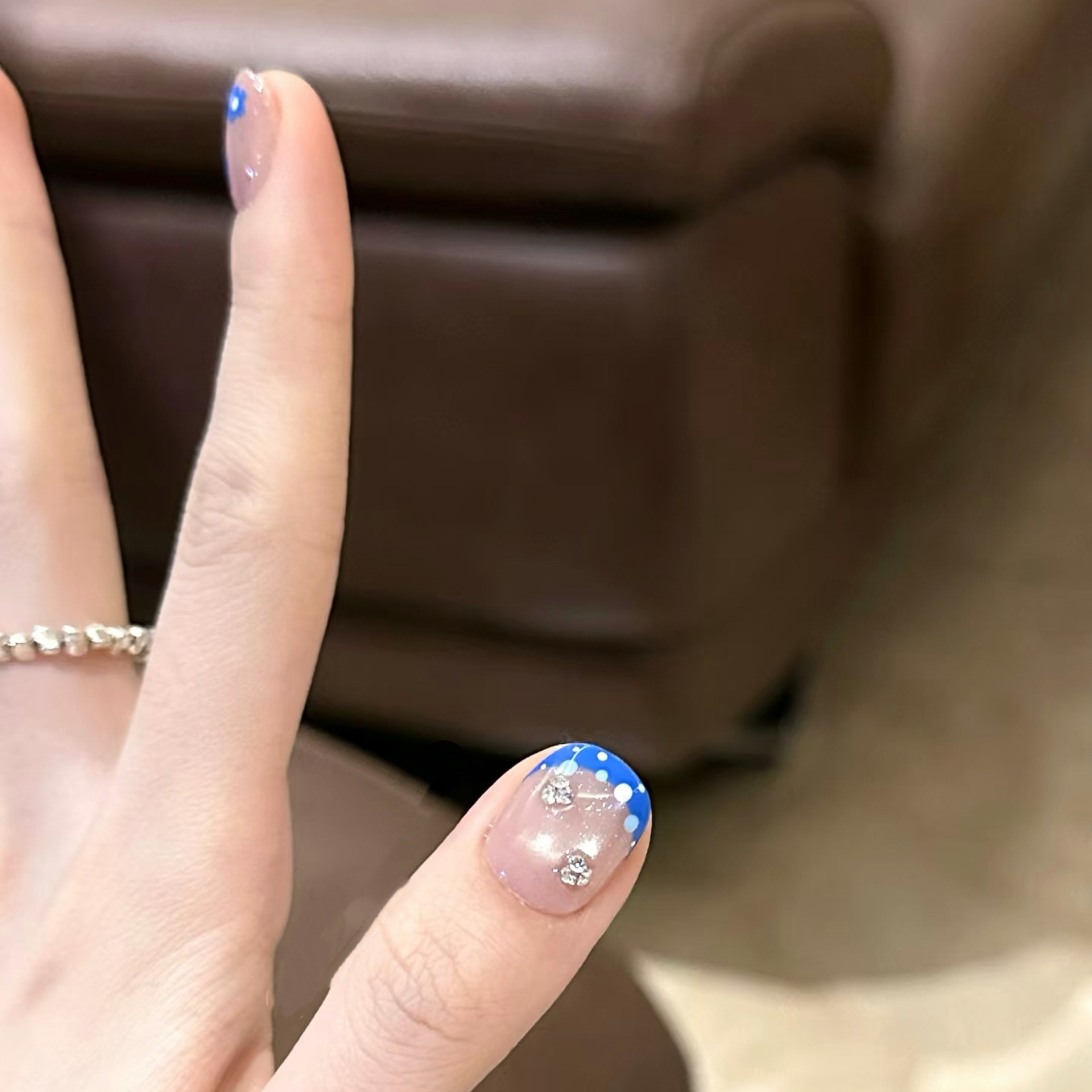 10 pezzi fatti a mano corti fr - Nail Art Full Cat Eye recensione e prezzo