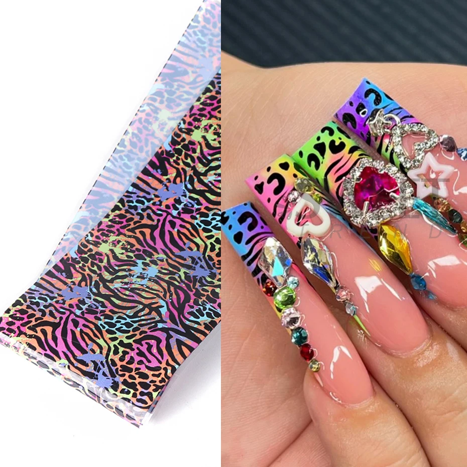 10 pezzi di lamina di trasferi - Nail Art Zebra recensione e prezzo