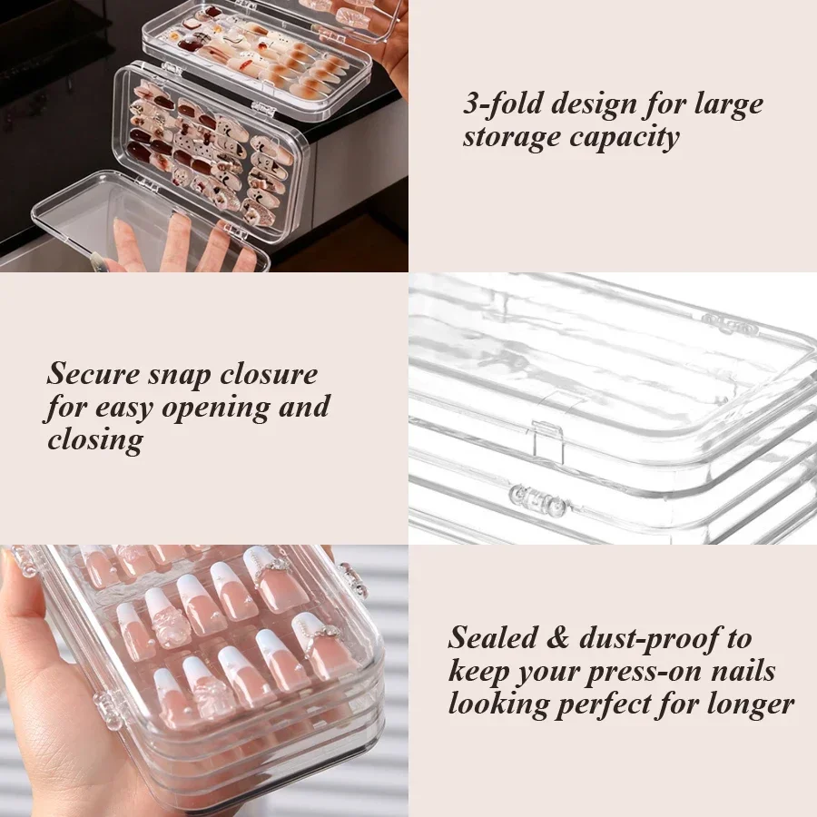 Scatola Trasparente Pieghevole - Nail Art Rame recensione e prezzo