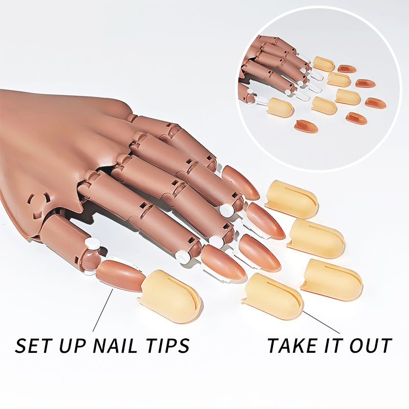 Nail False Pratica Mano Parti  - Nail Art Rame recensione e prezzo