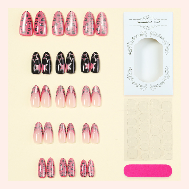 24 Pezzi Unghie Finte a Pressi - Nail Art Full Cat Eye recensione e prezzo