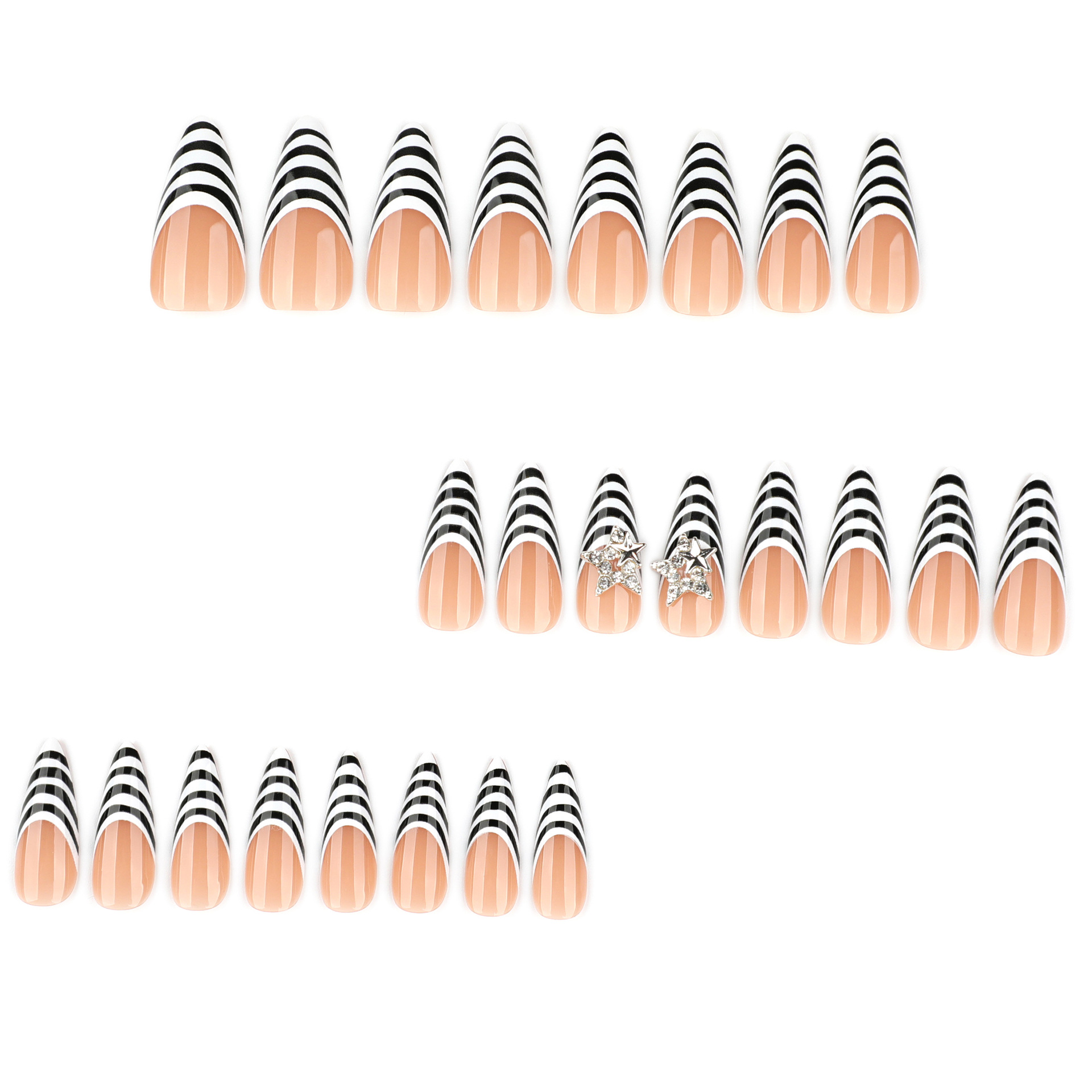24 pezzi strisce zebrate bianc - Nail Art Zebra recensione e prezzo