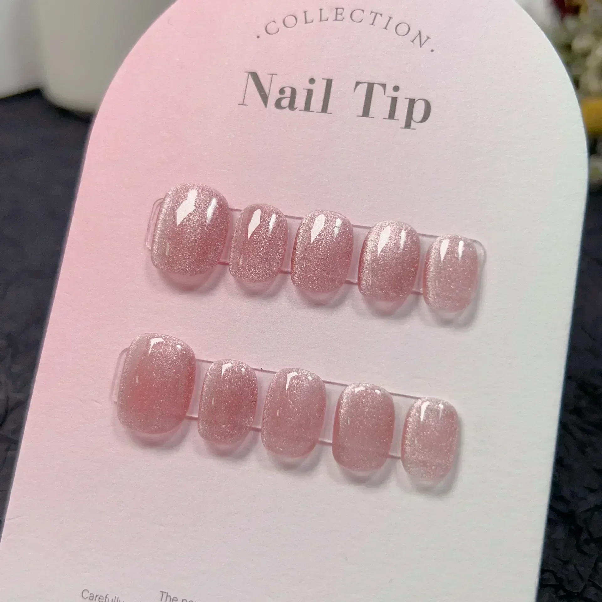 10 Pezzi Unghie Finte Corte Fa - Nail Art Full Cat Eye recensione e prezzo