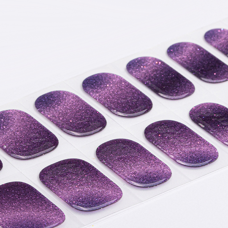 Semi-cured Gel Nail Sticker Co - Nail Art Full Cat Eye recensione e prezzo