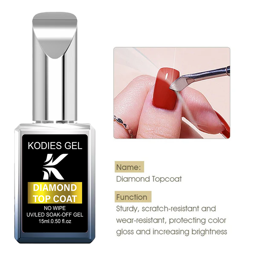 KODIES GEL Diamond Top Coat NU - Gel Top Coat recensione e prezzo